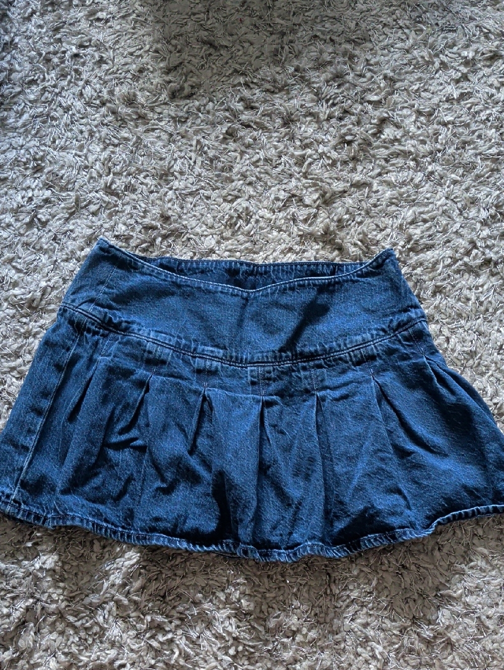 American Eagle Outfitters Dark Blue Denim Mini Skirt